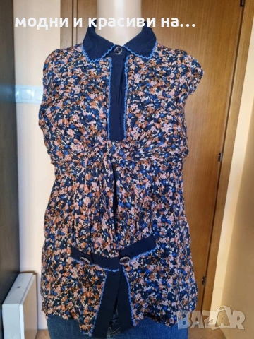 Разкошна риза с флорален десен NÜMPH, снимка 4 - Ризи - 53670156