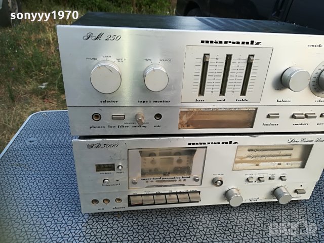 MARANTZ DECK & AMPLI-ВНОС GERMANY 1408211359, снимка 3 - Ресийвъри, усилватели, смесителни пултове - 33814141