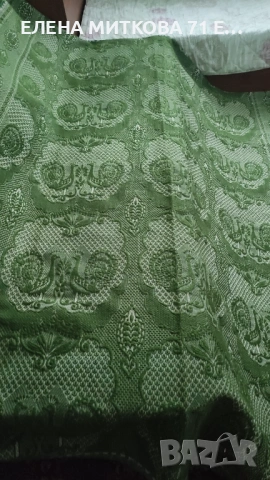 Голямо тежко вълнено тъкано покривало за спалня или килим, снимка 8 - Покривки за легло - 52931283