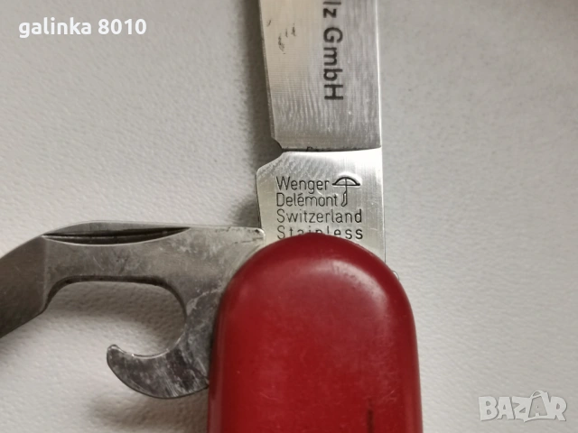 Старо Швейцарско ножче, снимка 2 - Антикварни и старинни предмети - 53219615