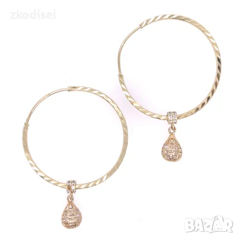 Златни обеци 3,94гр. 14кр. проба:585 модел:31424-5