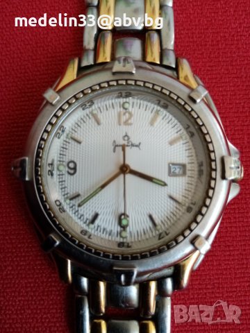 Jacques Farel Quartz Precision Man watch Vintage sport кварцов часовник, снимка 2 - Антикварни и старинни предмети - 41340460