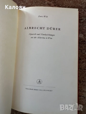 Книга за Албрехт Дюрер - акварели и рисунки на немски , снимка 3 - Специализирана литература - 51009336