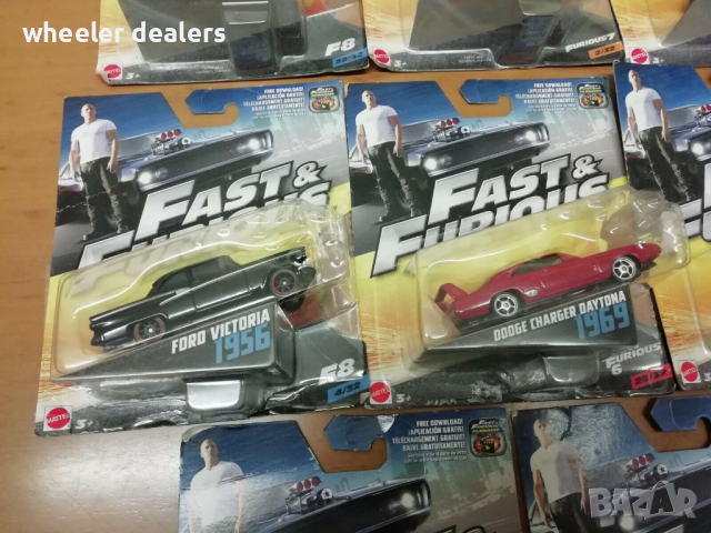 Метални колички Mattel Fast & Furious в мащаб 1:50, снимка 6 - Коли, камиони, мотори, писти - 36154737