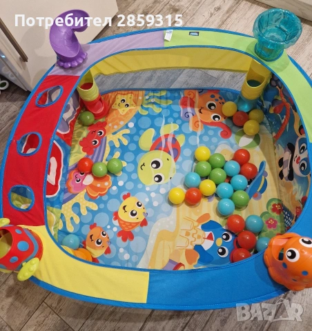 PlayGro активна гимнастика - басейн с 30 бр. топки, снимка 2 - Други - 53830529