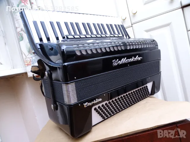 Акордеон Велтмайстер Каприче 120 баса НОВ, снимка 3 - Акордеони - 49074505