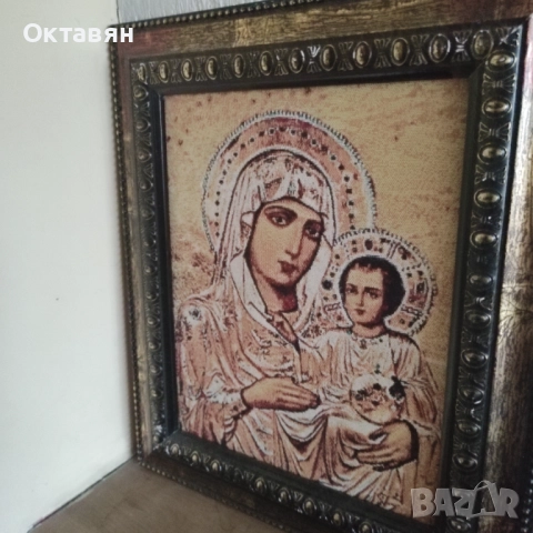 Икона гоблен, снимка 3 - Картини - 52717391