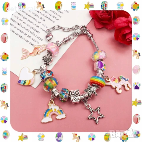 Детски комплект за бижута Принцеса - 68 части, снимка 6 - Кукли - 53856252