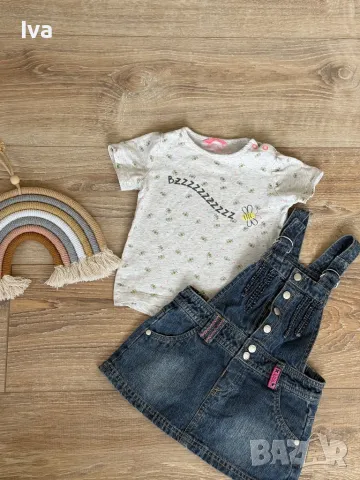 Летни дрешки дрехи 74 80 см , снимка 14 - Бебешки рокли - 50285449