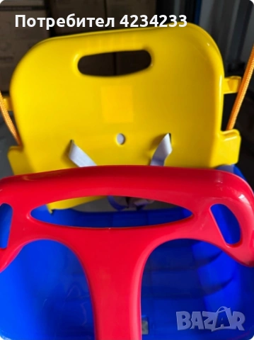 Детска люлка с облегалка 3в1 , снимка 6 - Градински мебели, декорация  - 53742641