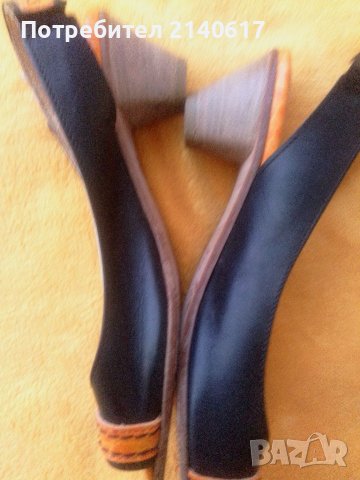 Италиански сандали L'IDEA 100% естествена кожа,N:38, снимка 5 - Сандали - 41442571