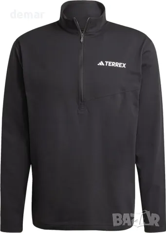 Аdidas Мъжка тениска с дълъг ръкав Terrex Multi Climacool с половин цип, XL