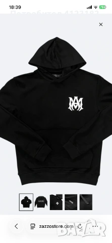 Черен суичър на Amiri.