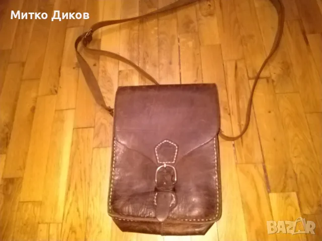 Чанта естествена кожа за през рамо №12 размер 28х21см