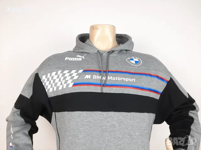 Puma BMW Motorsport - Оригинален мъжки суитшърт размер М, снимка 6 - Суичъри - 48708274