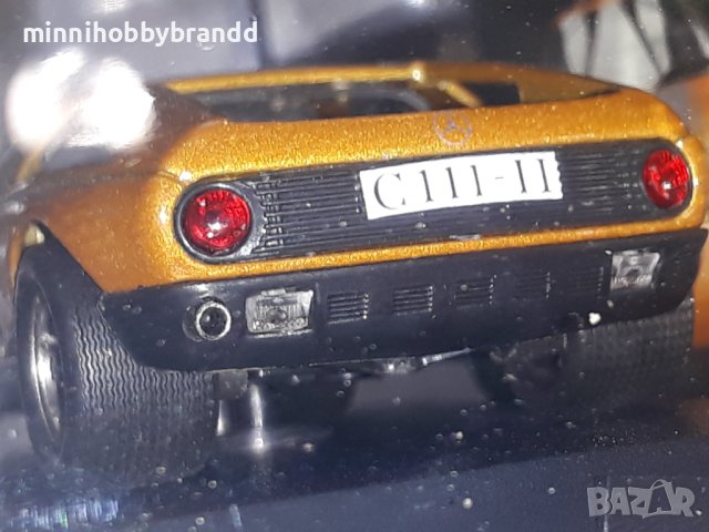 Mercedes Benz 1.43 C111 1970 Ixo Deagostini , снимка 14 - Колекции - 41381516