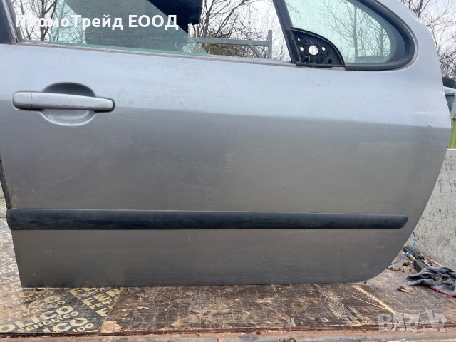 Предна дясна сива врата Пежо 307 Peugeot , снимка 2 - Части - 44777438
