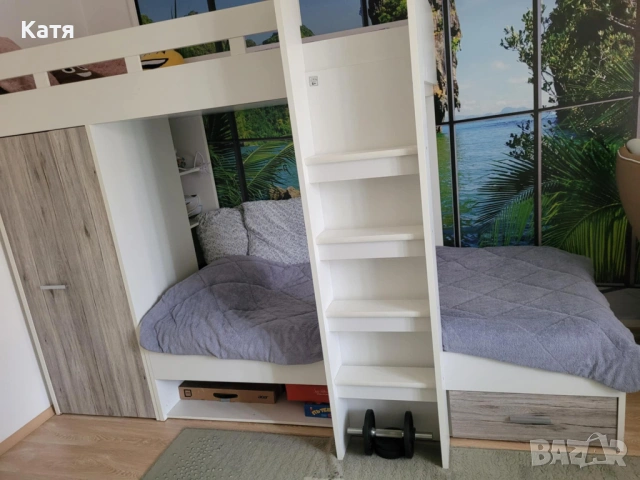 ДВУЕТАЖНО ЛЕГЛО, снимка 2 - Спални и легла - 53209525