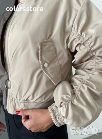 ДАМСКО ШУШЛЯКОВО ЯКЕ NUDE, снимка 5 - Якета - 44589240