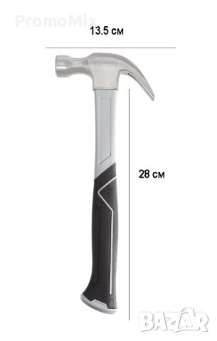 Чук 450 грама Amazon Basics ‎DS-FH16 кози крак Дърводелски кофражен чук, снимка 6 - Други инструменти - 41361906