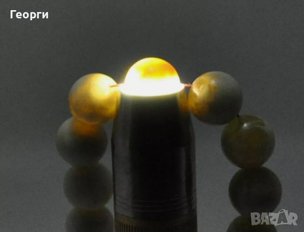 Уникално красива броеница Розарий 415 карата Балтийски кехлибар, снимка 7 - Други - 36232761