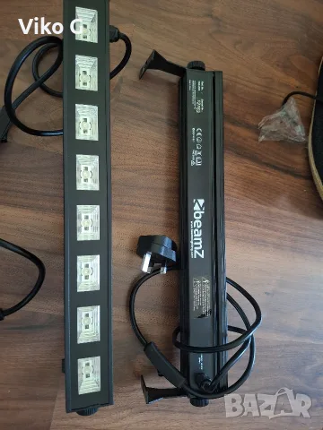 BeamZ BUV93 UV LED лента, 8x 3W