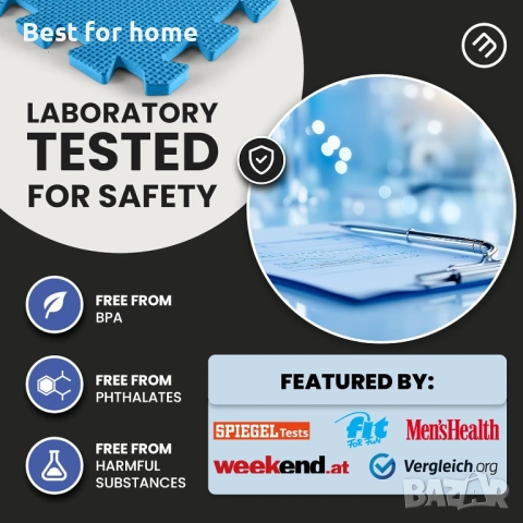 Комплект постелки за фитнес bemaxx - 18 бр, снимка 5 - Други стоки за дома - 53761054