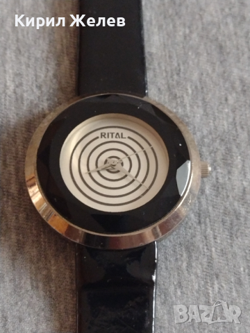 Модерен дамски часовник RITAL QUARTZ с кожена каишка много красив - 21785, снимка 2 - Дамски - 36229006