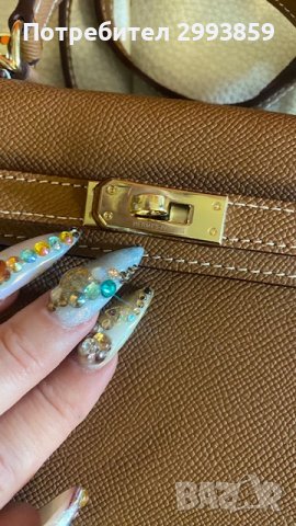 Чанта Кели*ЕРМЕС 25см*Hermes Kelly Mini*, снимка 6 - Чанти - 41702458