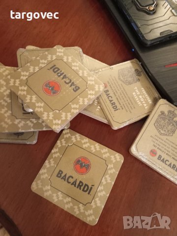 ретро подложки за чаши bacardi