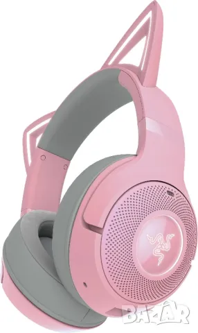 Гейминг слушалки Razer - Kraken Kitty BT V2, безжични, Quartz Ed

, снимка 2 - Безжични слушалки - 49592912