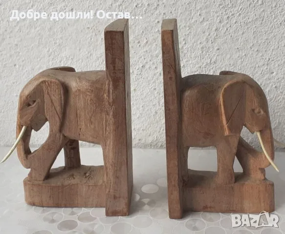 Голям стар дървен ограничител за книги, фигура, дърворезба Bookend, снимка 12 - Статуетки - 36611632