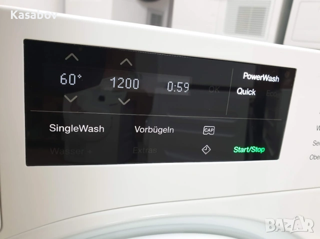 Miele W1 - PowerWash - Пералня Миеле 12м Гаранция, снимка 3 - Перални - 53449231