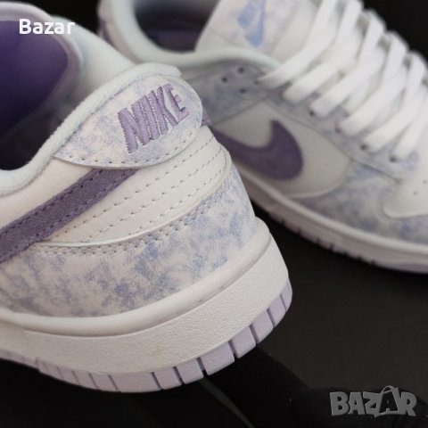 Nike Dunk Purple Aura Lavender White Нови Оригинални Дамски Обувки Маратонки Размер 37 37.5 Номер , снимка 10 - Маратонки - 41087949