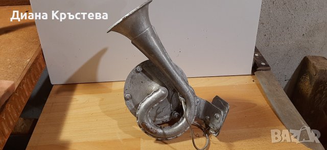 Стара тромба (клаксон), снимка 3 - Антикварни и старинни предмети - 39887535