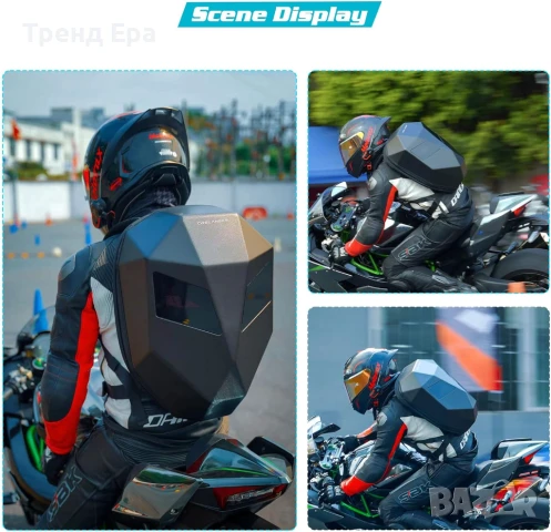 LED раница за мотор CRELANDER, снимка 3 - Аксесоари и консумативи - 50544384