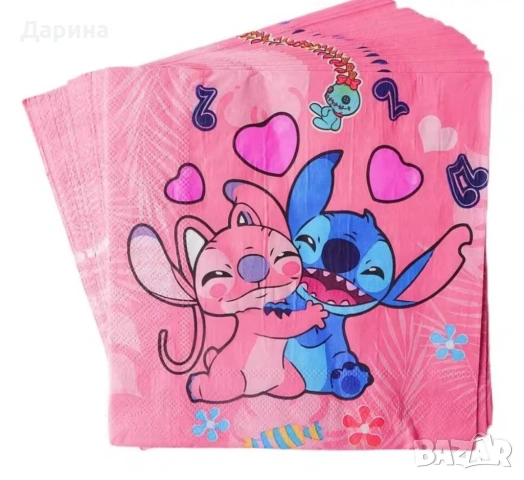 Парти сет украса Стич, снимка 18 - Други - 41843474