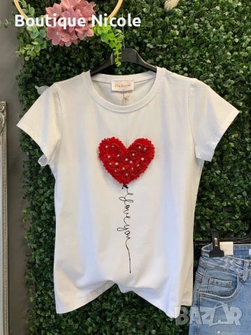 Дамски дънки и тениска   , снимка 3 - Комплекти - 53620690