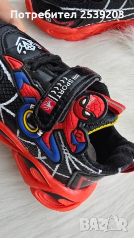 Детски маратонки Спайдърмен №27/28, снимка 4 - Детски маратонки - 53791709