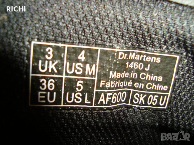 Dr.Martens 1460 - Кубинки естетсвена кожа, снимка 3 - Дамски боти - 34817185