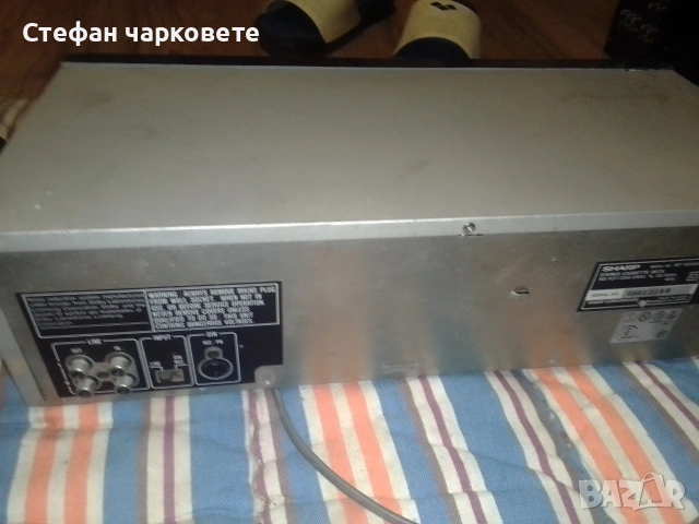 Двукасетачен дек SHARP японски, снимка 10 - Декове - 53192506