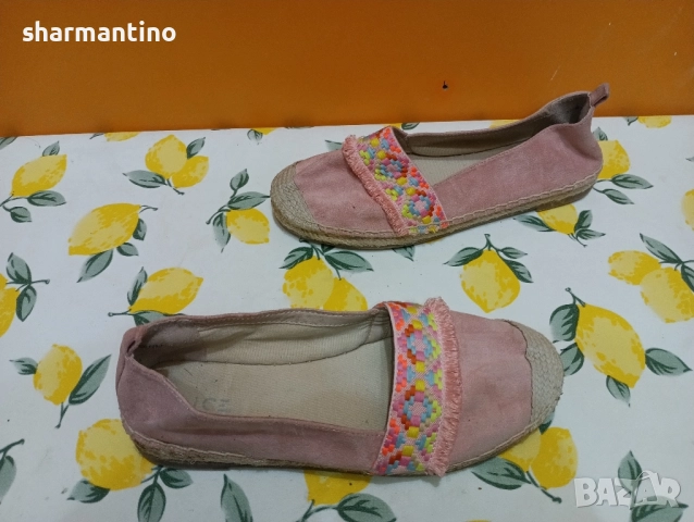 Кожени еспадрили N 39 - 6 лв