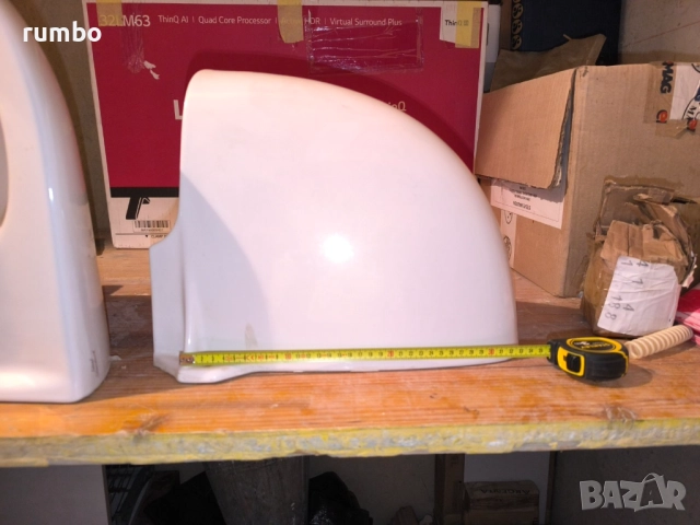 Продавам в комплект порцеланова мивка с конзола „Ideal Standart“  55см с конзола , снимка 2 - Мивки - 51631779