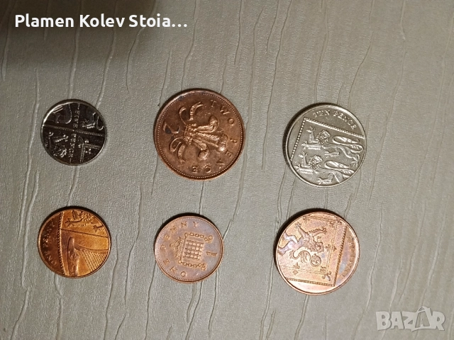 Монети Англия , снимка 2 - Нумизматика и бонистика - 52968469