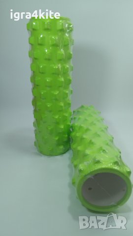 НОВ МОДЕЛ Големи Foam roller 45x14 със силно изразена структура РОЛЕР ФОУМ, снимка 6 - Йога - 40765132
