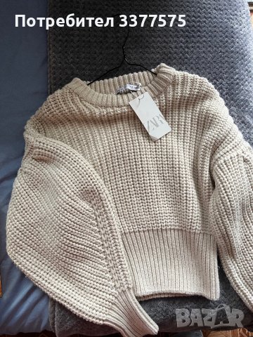 ZARA пуловер, снимка 3 - Блузи с дълъг ръкав и пуловери - 44354258
