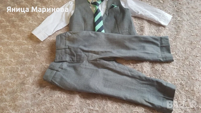 Костюм за малък господин от четири части Next 18 месеца 86 см, снимка 2 - Комплекти за бебе - 53567118