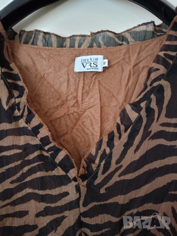 За макси дама -4 броя туники от шифон, снимка 11 - Туники - 53781900