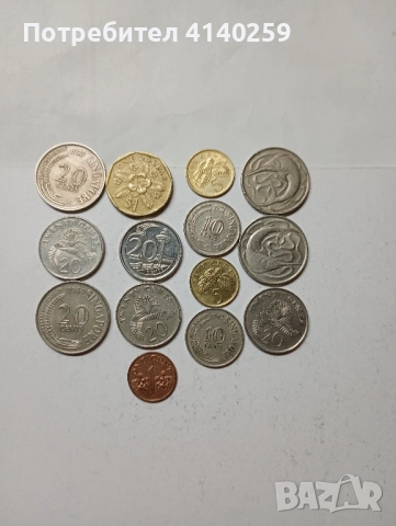 Сингапур монети 1 долар 1990 г 