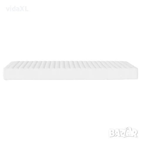 vidaXL Дунапренов матрак, бял, 140x190 см, твърдост H2 H3, снимка 3 - Матраци - 56147333